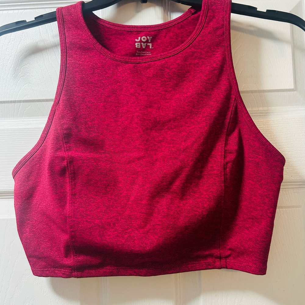 JoyLab Vibrant Pink/Red Athletic Top XXL